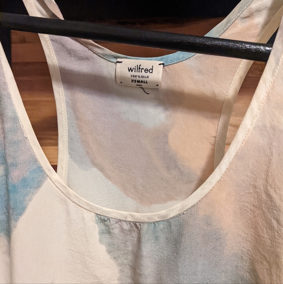 Wilfred water colour silk tank - Picture 3 of 3